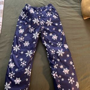 Gymboree snow pants big girl large 10/12
